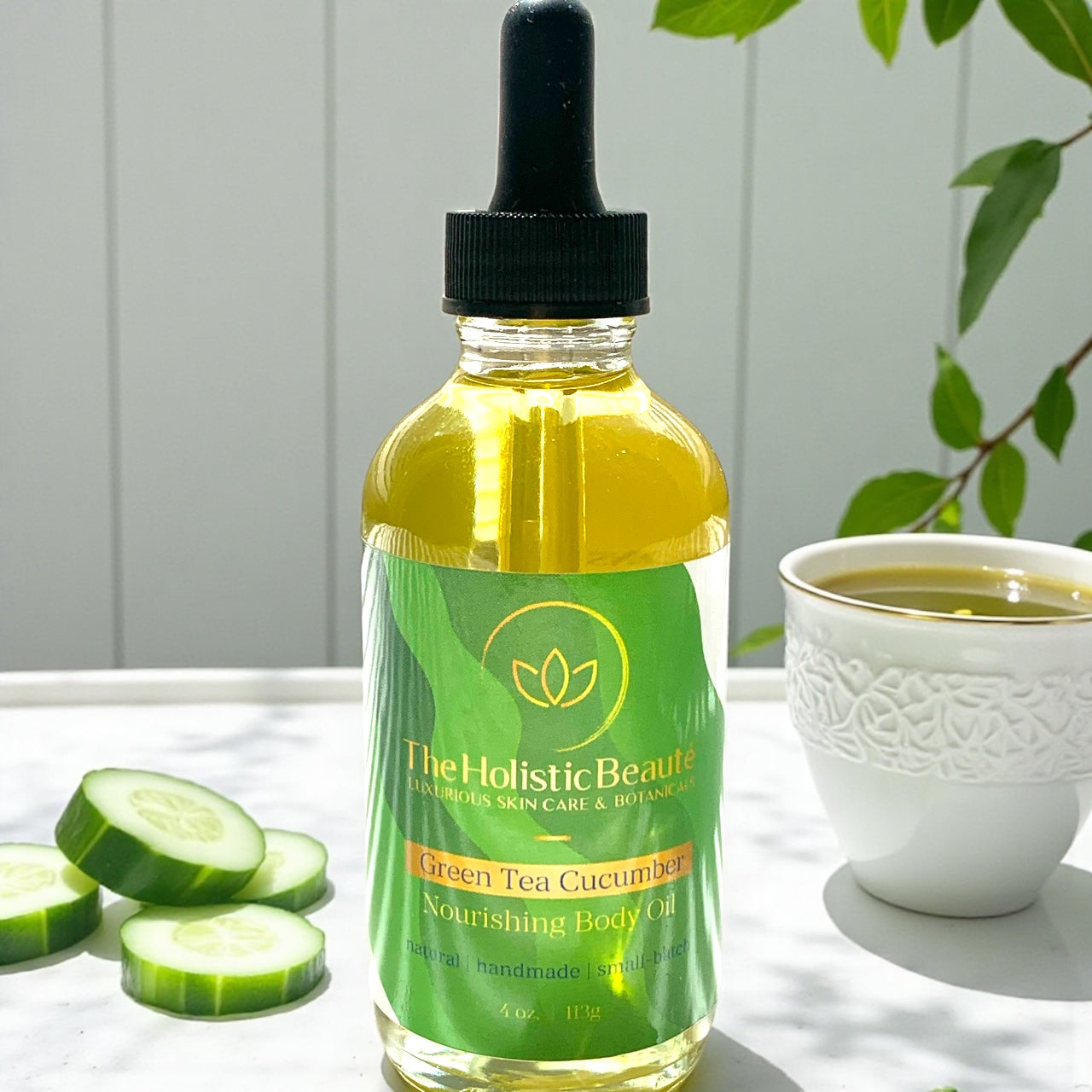 Green Tea Cucumber Nourishing Body Oil