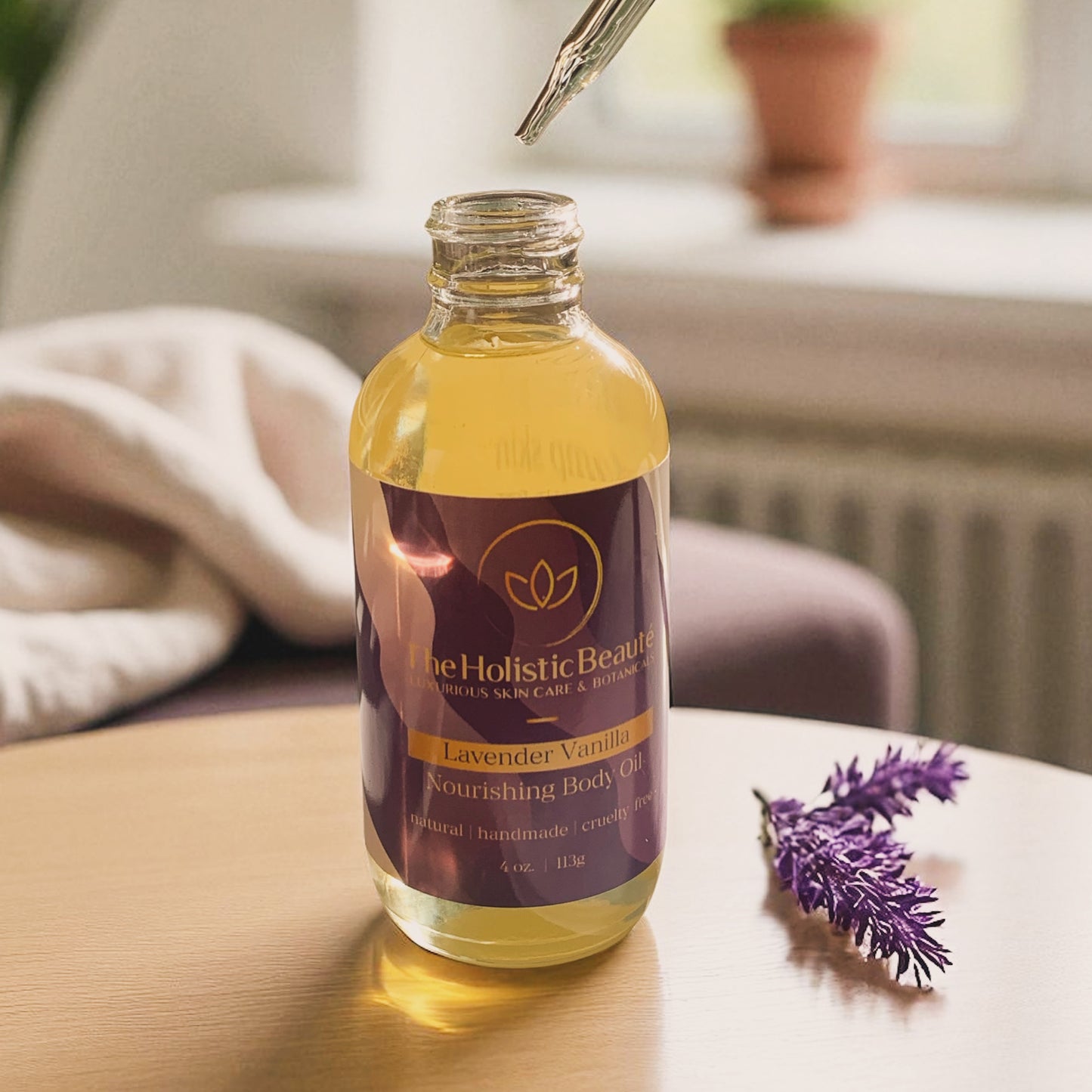 Lavishing Lavender Vanilla Nourishing Body Oil Elixir