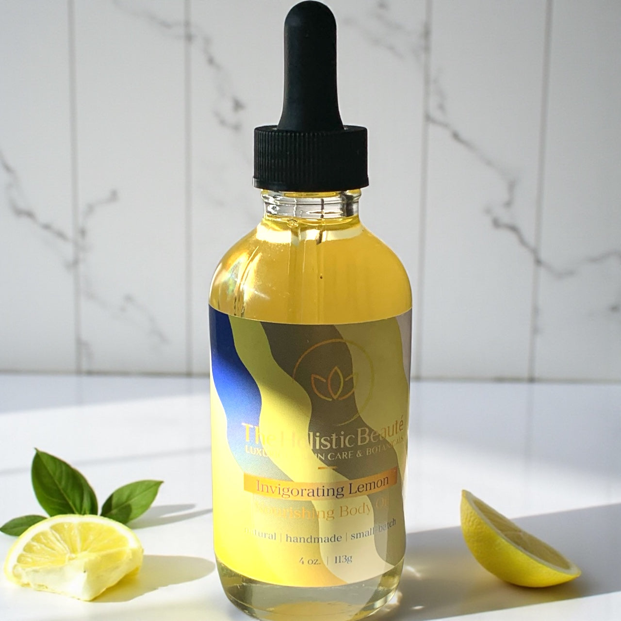 Invigorating Lemon Nourishing Body Oil Elixir