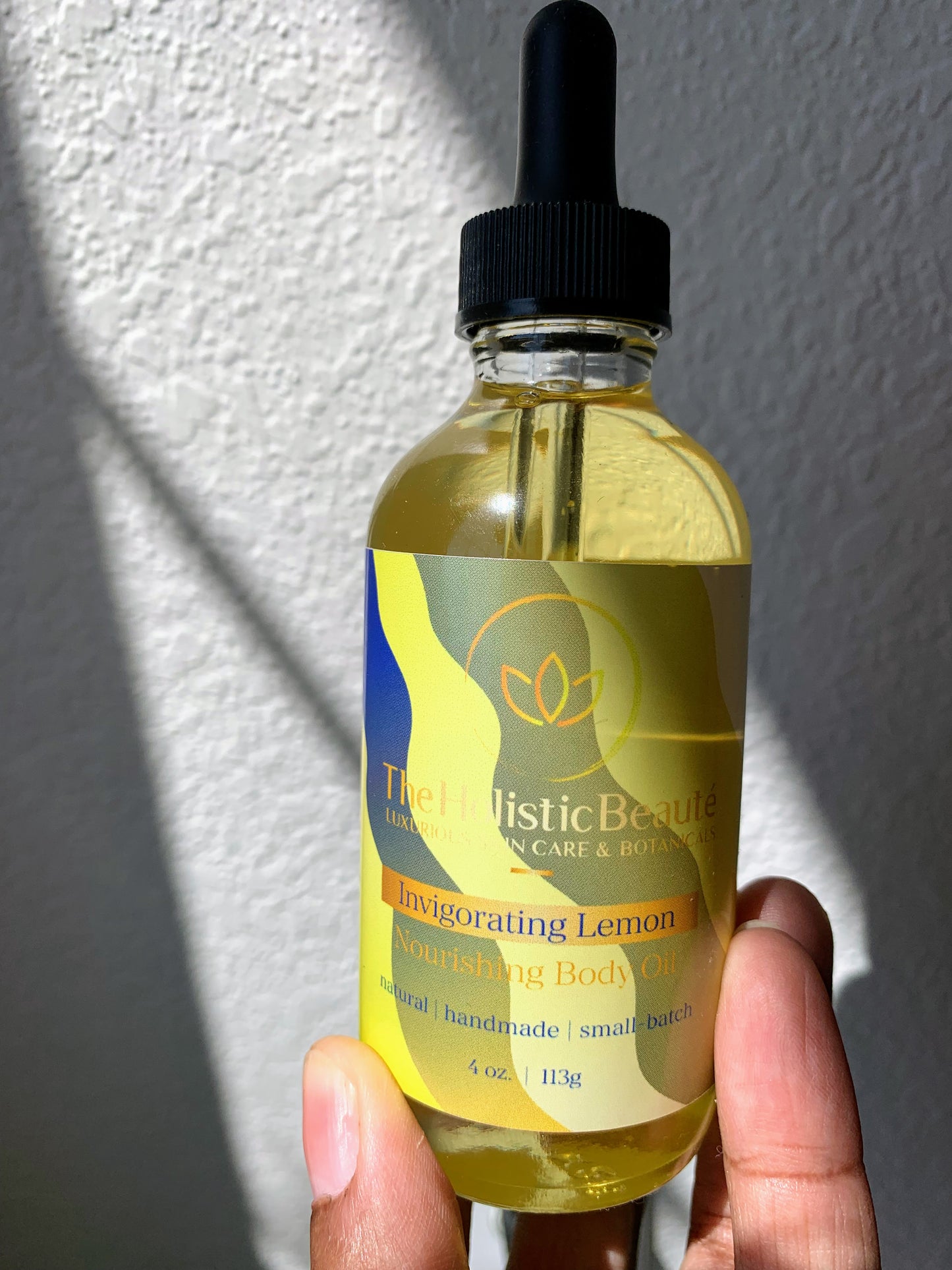 Invigorating Lemon Nourishing Body Oil Elixir