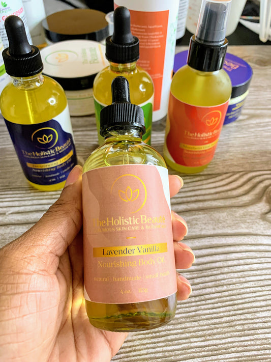 Lavishing Lavender Vanilla Nourishing Body Oil Elixir